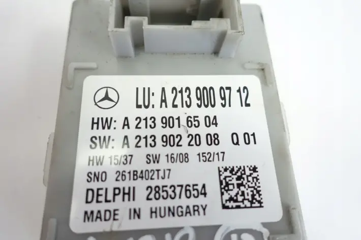 Mercedes W213 C213 MODUŁ STEROWNIK A2139009712