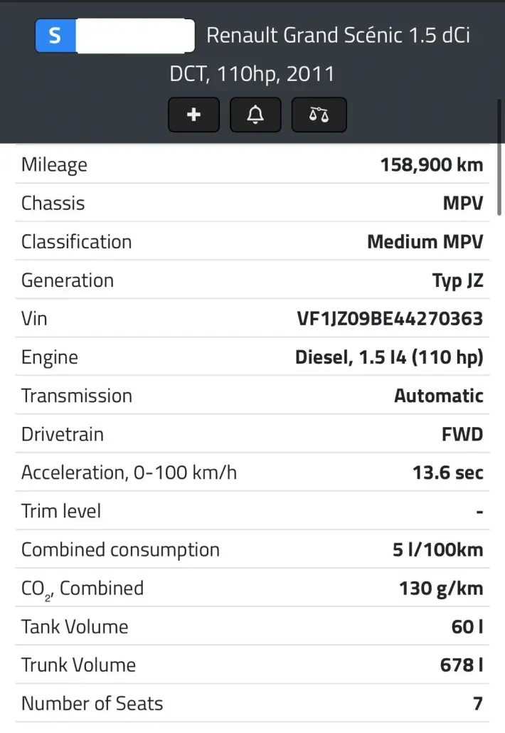 SILNIK KOMPLET Renault Fluence 1.5 DCI 110KM udokumentowane 158tyś K9K837