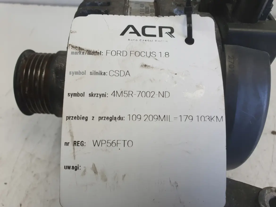 Ford C-Max Focus mk2 1.8 16V ALTERNATOR 30667069 3M5T-10300-LC