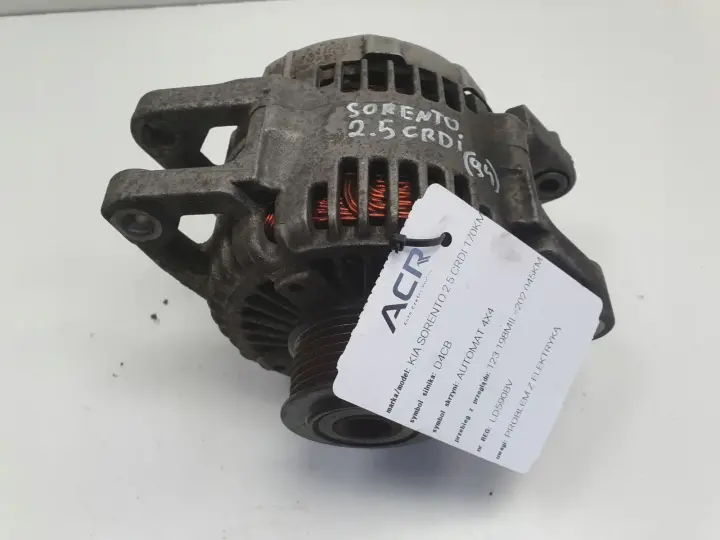 Kia Sorento 2.5 CRDI ALTERNATOR