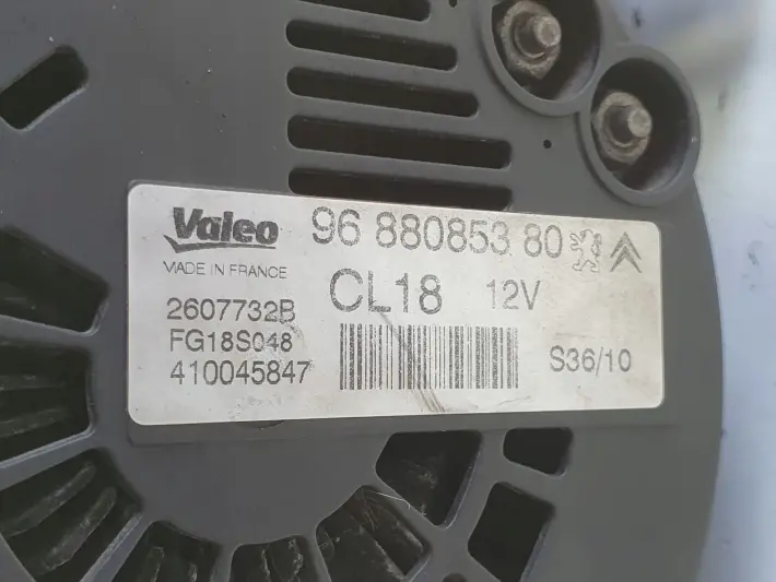 Citroen Berlingo II 1.6 HDI ALTERNATOR valeo 9688085380