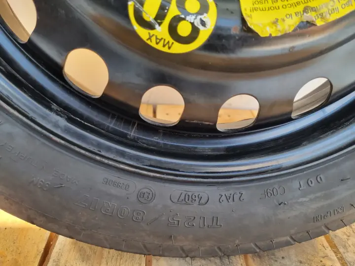 Audi A4 B6 B7 KOŁO DOJAZDOWE dojazdówka 125/80 R17 5x112 8E0601027C