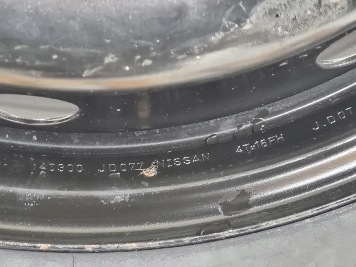 Nissan QASHQAI KOŁO DOJAZDOWE dojazdówka 145/90 R16 5x114,3 40300 JD077