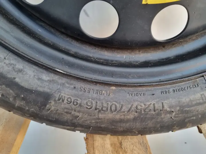 Audi Seat Vw Golf V KOŁO DOJAZDOWE dojazdówka 125/70 R16 1K0601027F 5x112