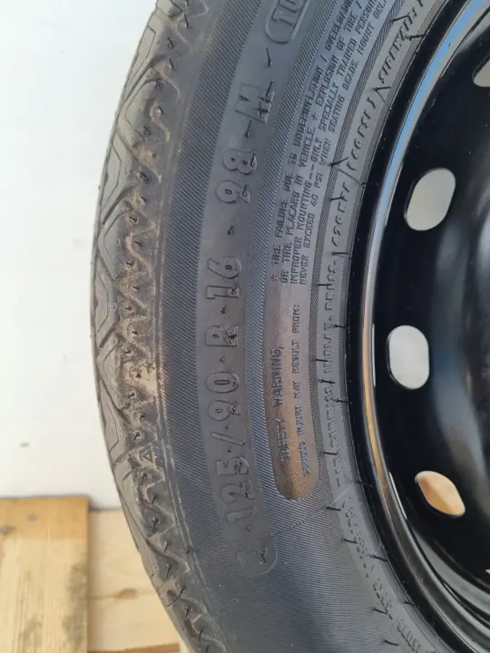 Mercedes W169 W245 KOŁO DOJAZDOWE dojazdówka 125/90 R16 5x112 1694000802