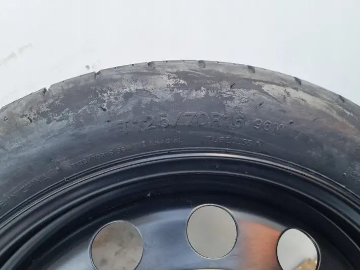 Audi Seat Vw Golf V KOŁO DOJAZDOWE dojazdówka 125/70 R16 1K0601027F 5x112