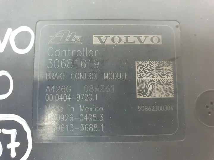 Volvo V70 III S80 II POMPA ABS hamulcowa Sterownik 30681619