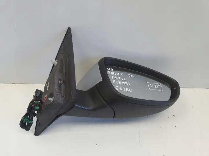 VW Passat CC 08-16r LUSTERKO PRAWE PASAŻERA europa 6 pin pinów