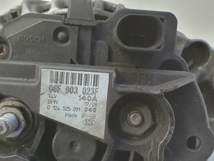 Skoda Fabia II 1.9 TDI 07-14r ALTERNATOR bosch 06F903023F 140A