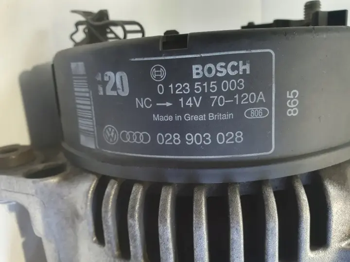 VW Passat B5 1.9 TDI ALTERNATOR bosch 0123515003 120A