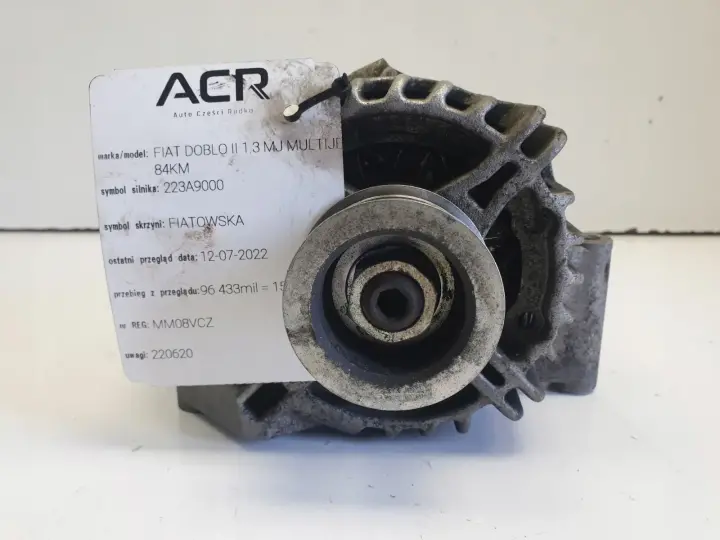 Fiat Doblo II 1.3 M- JET ALTERNATOR 51805803 70A