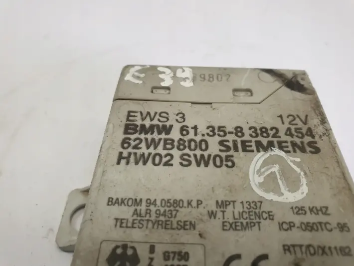 BMW E39 MODUŁ EWS Komputer 8382454