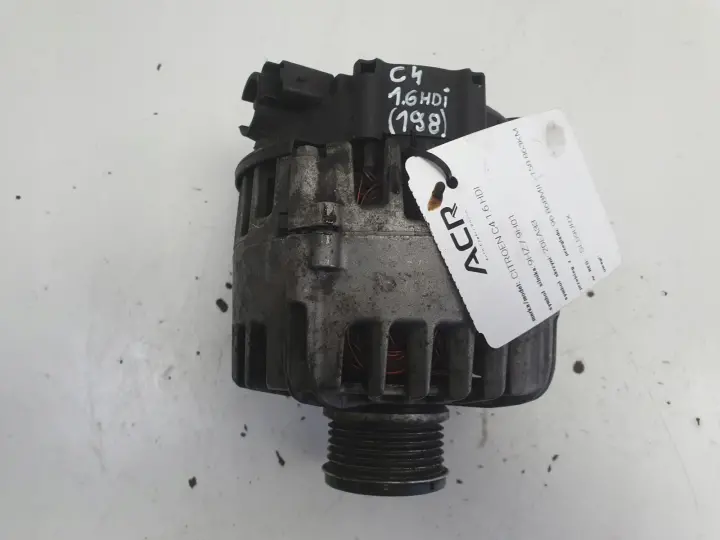 Citroen C4 1.6 HDI ALTERNATOR 9665617780 valeo