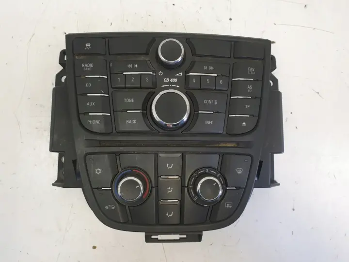 Opel Astra J PANEL KLIMATYZACJI RADIA OGRZEWANIA 13337218