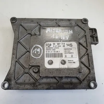 Opel Astra III H 1.6 16V STEROWNIK SILNIKA komputer 55567114 HS