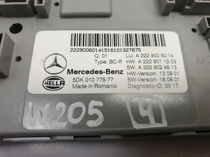 Mercedes A205 W205 2.2 CDI MODUŁ BSI STEROWNIK