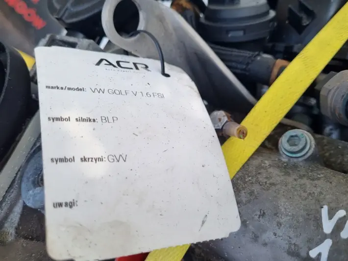 SILNIK KOMPLET Audi A3 II 8P 1.6 FSI 115KM 153tyś BLP