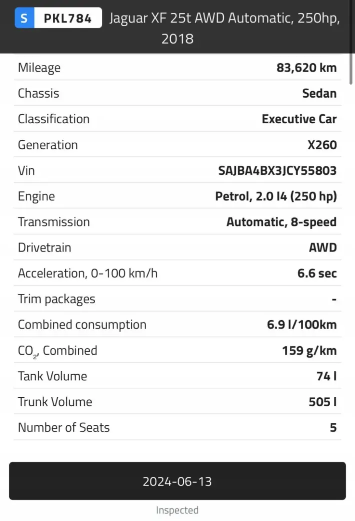 SILNIK Jaguar XE X760 2.0 T TURBO 250KM udokumentowa 83tyś PT204