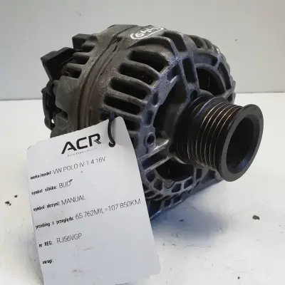 VW Polo IV 1.4 16V ALTERNATOR 90A 037903025M bosch 107 tyś km