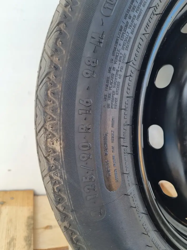 Mercedes W169 W245 KOŁO DOJAZDOWE dojazdówka 125/90 R16 5x112 1694000802