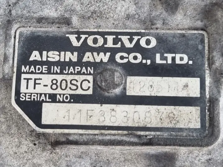 Volvo V70 III 2.0 D D3 AUTOMATYCZNA SKRZYNIA BIEGÓW TF-80SC 1285114