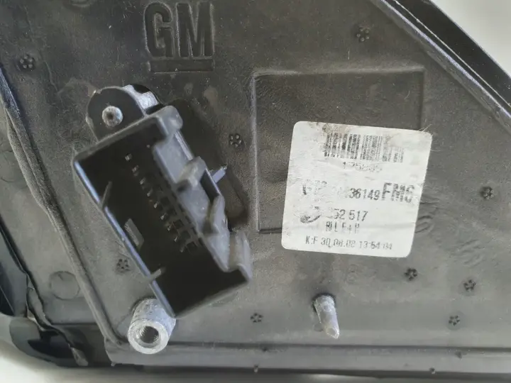 Opel Vectra C Signum LUSTERKO LEWE KIEROWCY 5 pin pinów 24436149