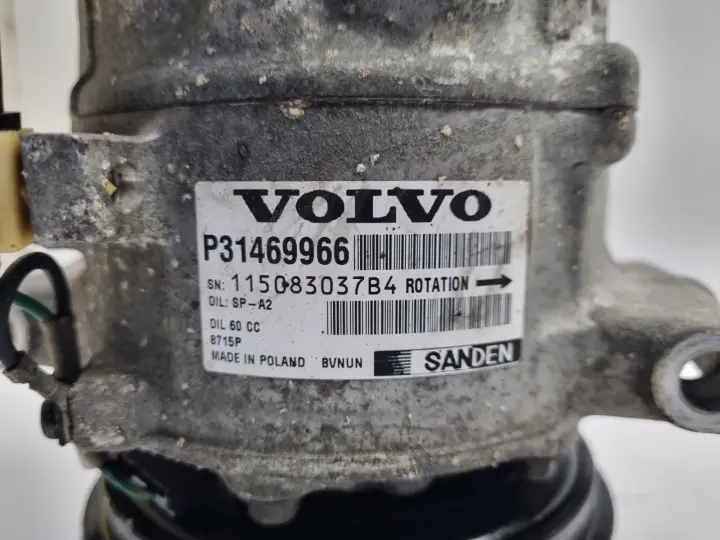 Volvo V40 II 1.5 T2 SPRĘŻARKA KLIMATYZACJI pompa 31469966