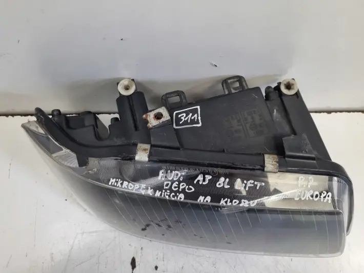 Audi A3 8L 00-03r LIFT PRZEDNIA LAMPA PRAWA PRAWY PRZÓD europa 08-441-1160R