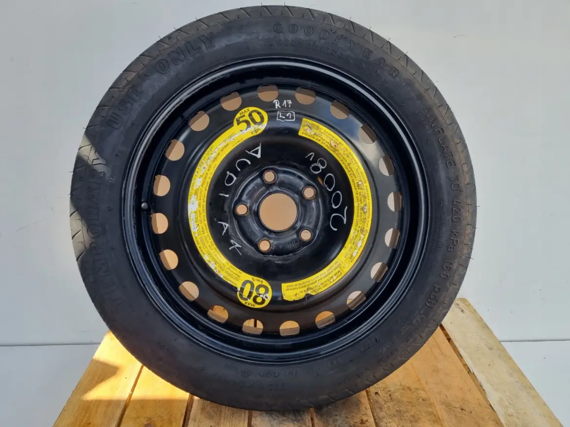 Audi A4 B6 B7 KOŁO DOJAZDOWE dojazdówka 125/80 R17 5x112 8E0601027C