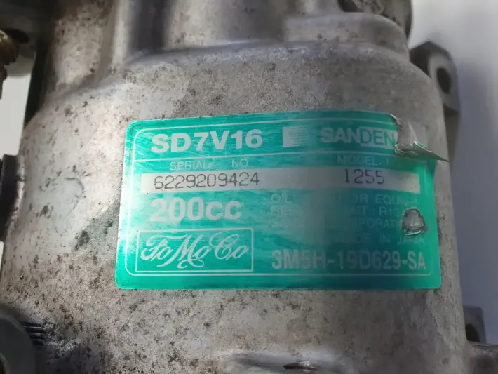 Ford Focus MK2 II 1.6 TDCI SPRĘŻARKA KLIMATYZACJI pompa 3M5H-19D629-SA