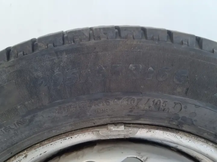 VW Transporter KOŁO ZAPASOWE Zapas felga 205/65 R16C 5x120 7H8601027C