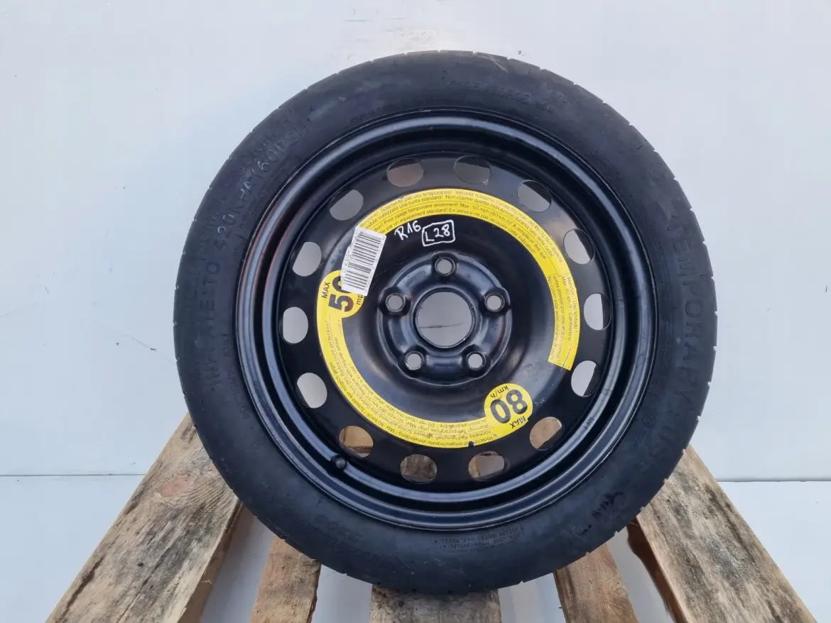 Audi Seat Vw Golf V KOŁO DOJAZDOWE dojazdówka 125/70 R16 1K0601027F 5x112