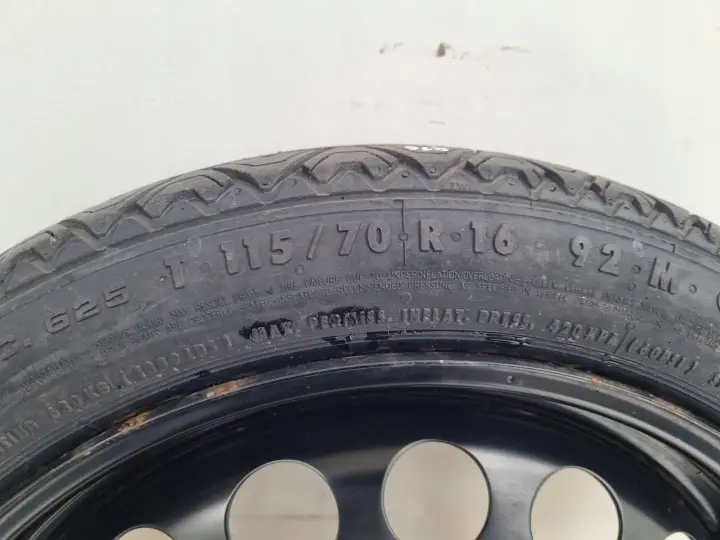 Opel Astra J Zafira C KOŁO DOJAZDOWE dojazdówka 115/70 R16 5x110 2160140