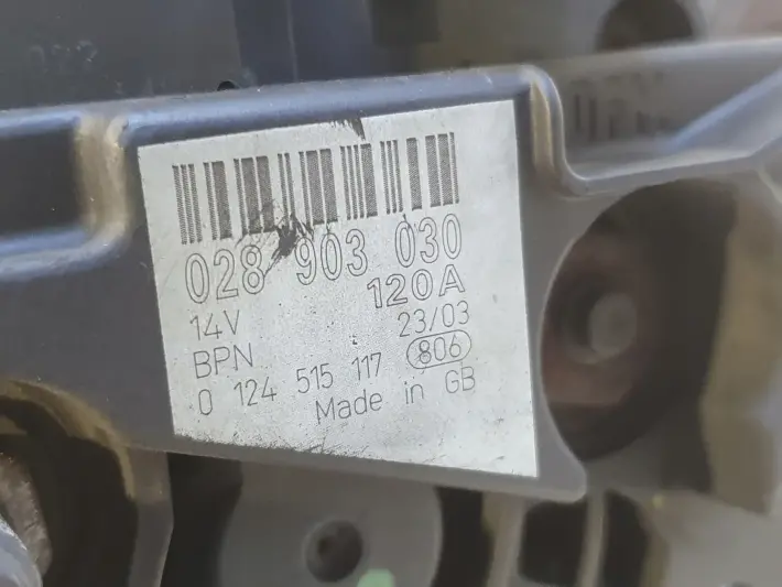 Audi TT 1.8 T ALTERNATOR bosch 028903030 120A