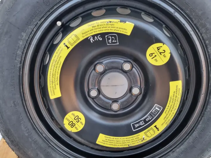 Mercedes CLK W209 KOŁO DOJAZDOWE dojazdówka 125/90 R16 5x112 2094000402