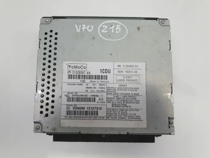 Volvo XC70 V70 III S80 II RADIOODTWARZACZ Radio CD 31328067 31328067AA