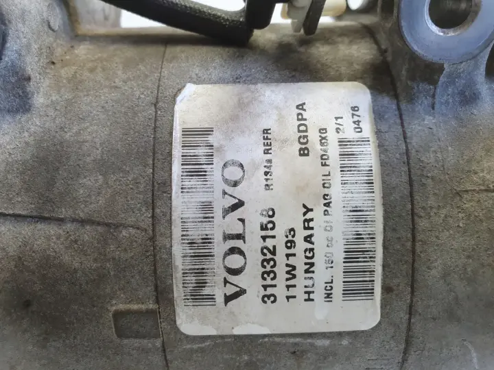 Volvo V40 II 1.6 D2 SPRĘŻARKA KLIMATYZACJI pompa 31332158