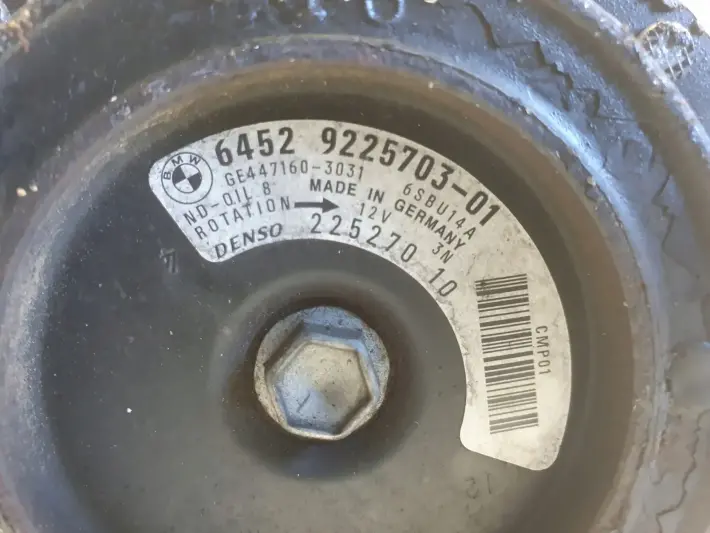 BMW F10 F11 2.0 D SPRĘŻARKA KLIMATYZACJI 447260-3821