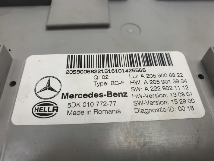 Mercedes A205 W205 MODUŁ STEROWNIK SAM 5DK010772