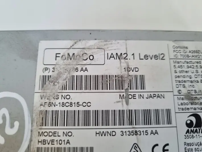 Volvo VOLVO V60 I S60 II XC60 I CZYTNIK NAWIGACJI Radio AF6N-18C815-CC