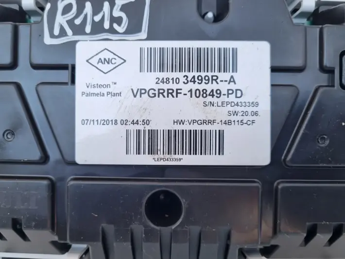Renault Captur I LICZNIK ZEGARY Europa 248103499R VPGRRF-10849-PD