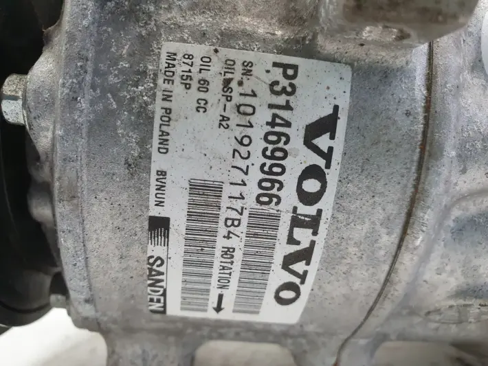 Volvo V90 II 2.0 D4 SPRĘŻARKA KLIMATYZACJI P31469966