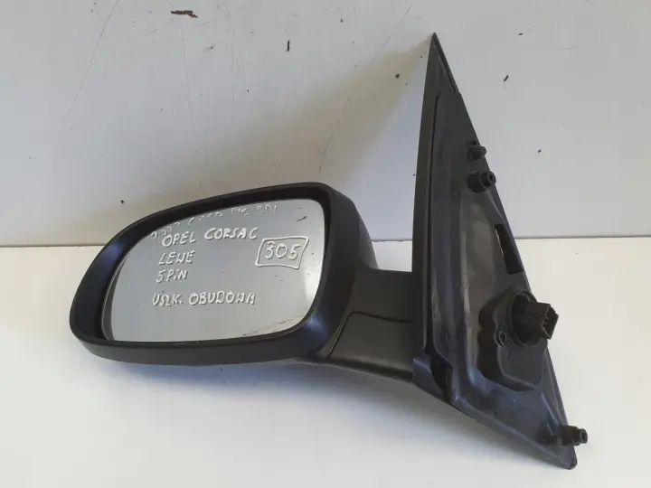 Opel Corsa C 00-06r LUSTERKO LEWE KIEROWCY 5 kabli