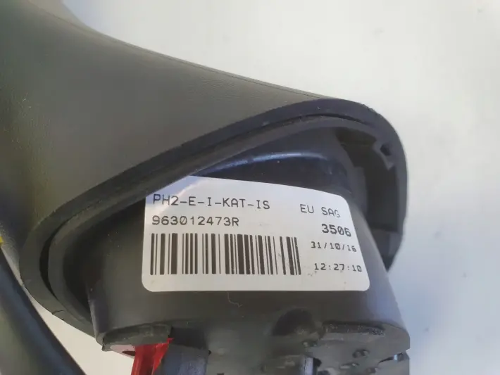 Renault Clio IV 12-20r LUSTERKO PRAWE PASAŻERA europa 11 pin 963012473R