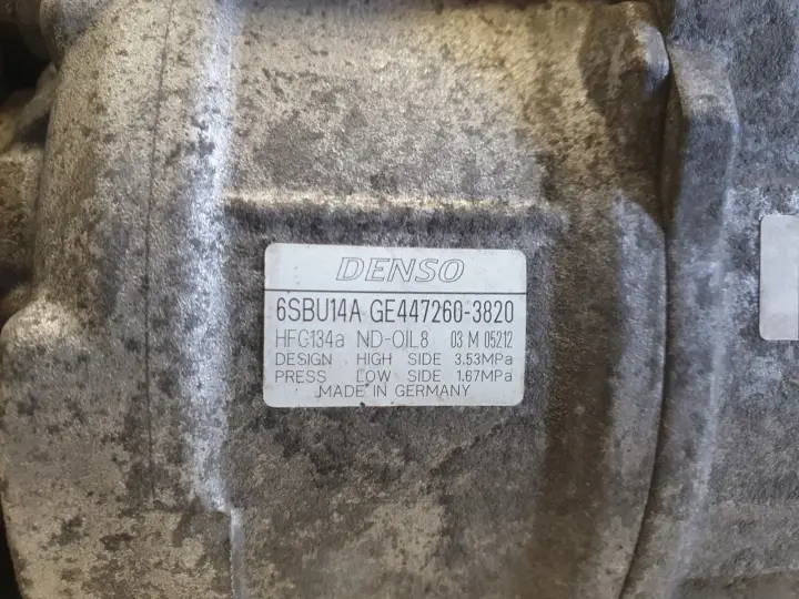 BMW E90 E91 2.0 D SPRĘŻARKA KLIMATYZACJI pompa 447260-3820