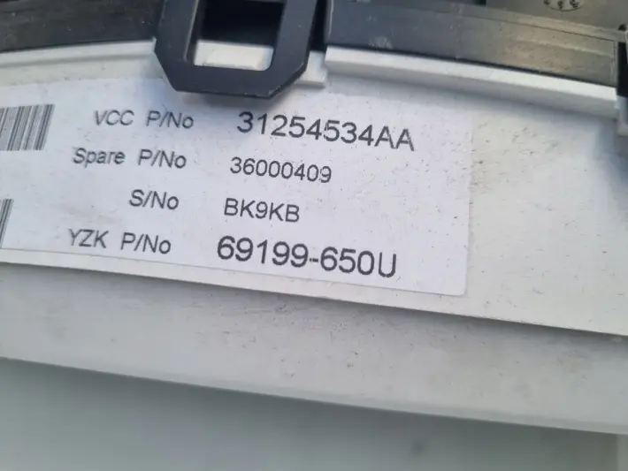 Volvo S80 II V70 III XC70 II LICZNIK ZEGARY Europa benzyna 31254534AA