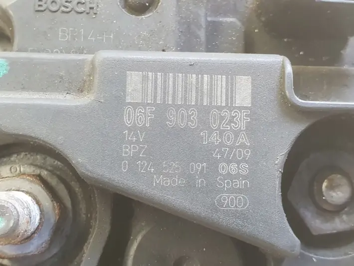 Skoda Octavia II 2.0 TDI ALTERNATOR bosch 06F903023F 140A