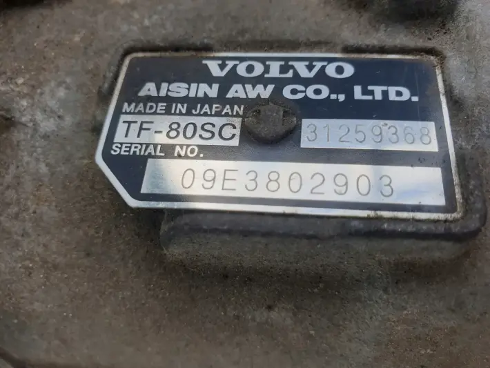 Volvo S80 II 2.4 D5 AUTOMATYCZNA SKRZYNIA BIEGÓW automat 31259368 TF-80SC