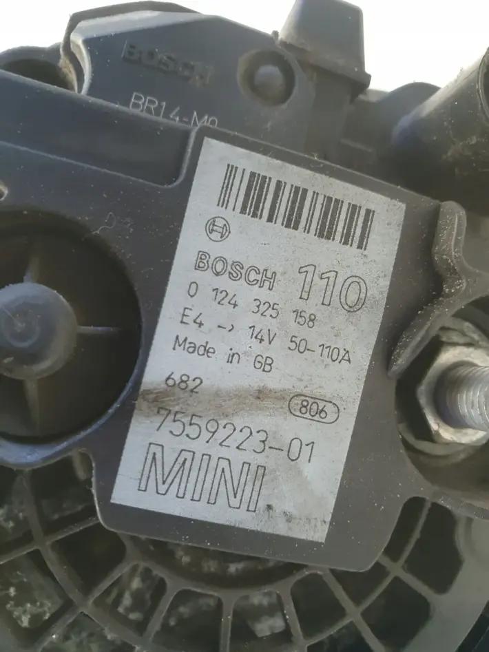 Mini One R50 R53 1.6 16V ALTERNATOR 110A bosch 0124325158