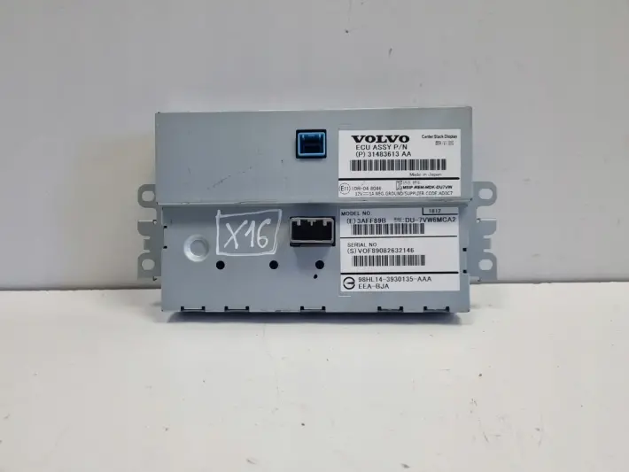 Volvo V40 II lift EKRAN NAWIGACJI Wyświetlacz monitor 31483613 31483613AA